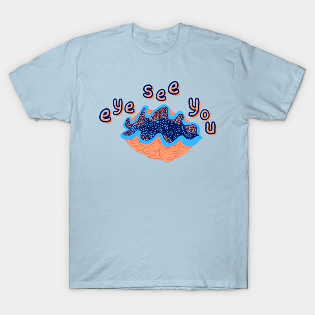 Eye See You Scallop T-Shirt by WildScience